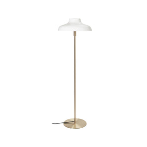 Bolero Medium Floor Lamp - White/Brass