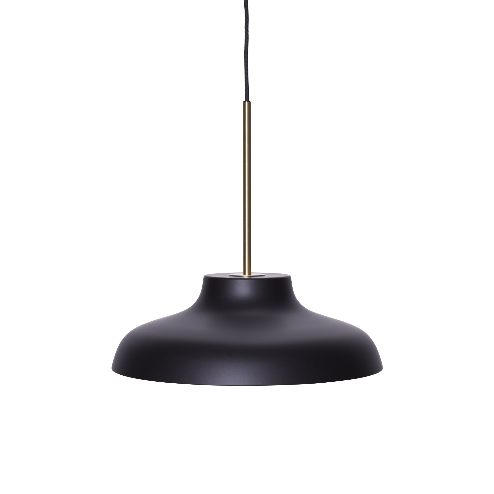 Bolero Medium Pendant lamp - Black/Brass-1