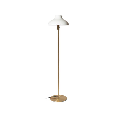 Bolero Small Floor Lamp - White/Brass