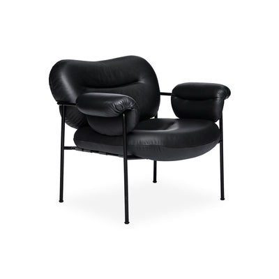 Bollo Lounge Chair - Leather Elmosoft 3 (Black 99999)