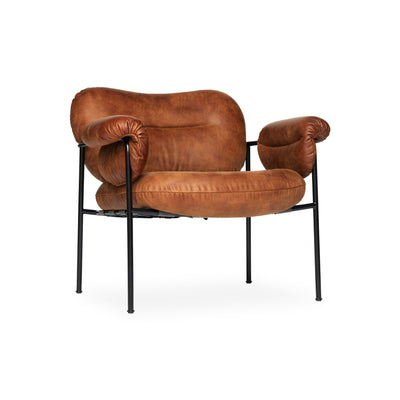 Bollo Lounge Chair- Leather Vintage 2 (Rangers)