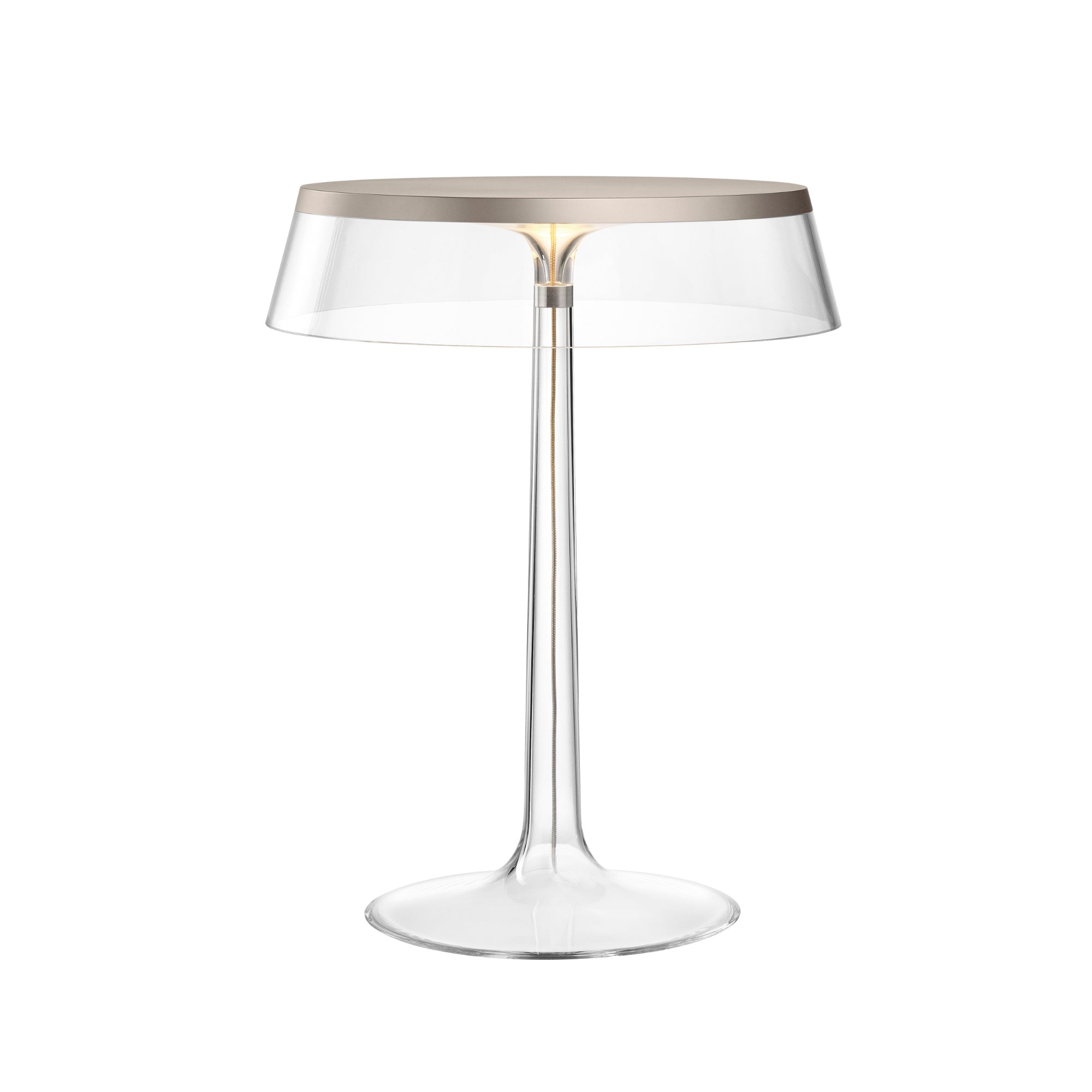 Bon Jour Table Lamp - Matt Chrome