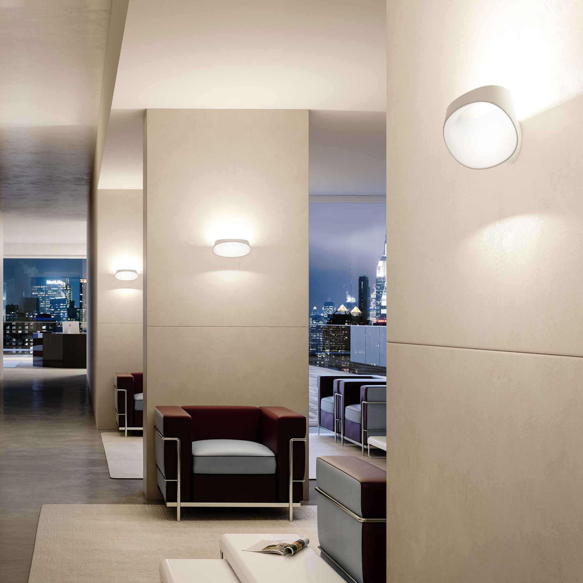 Bonnet Wall Lamp - White-4