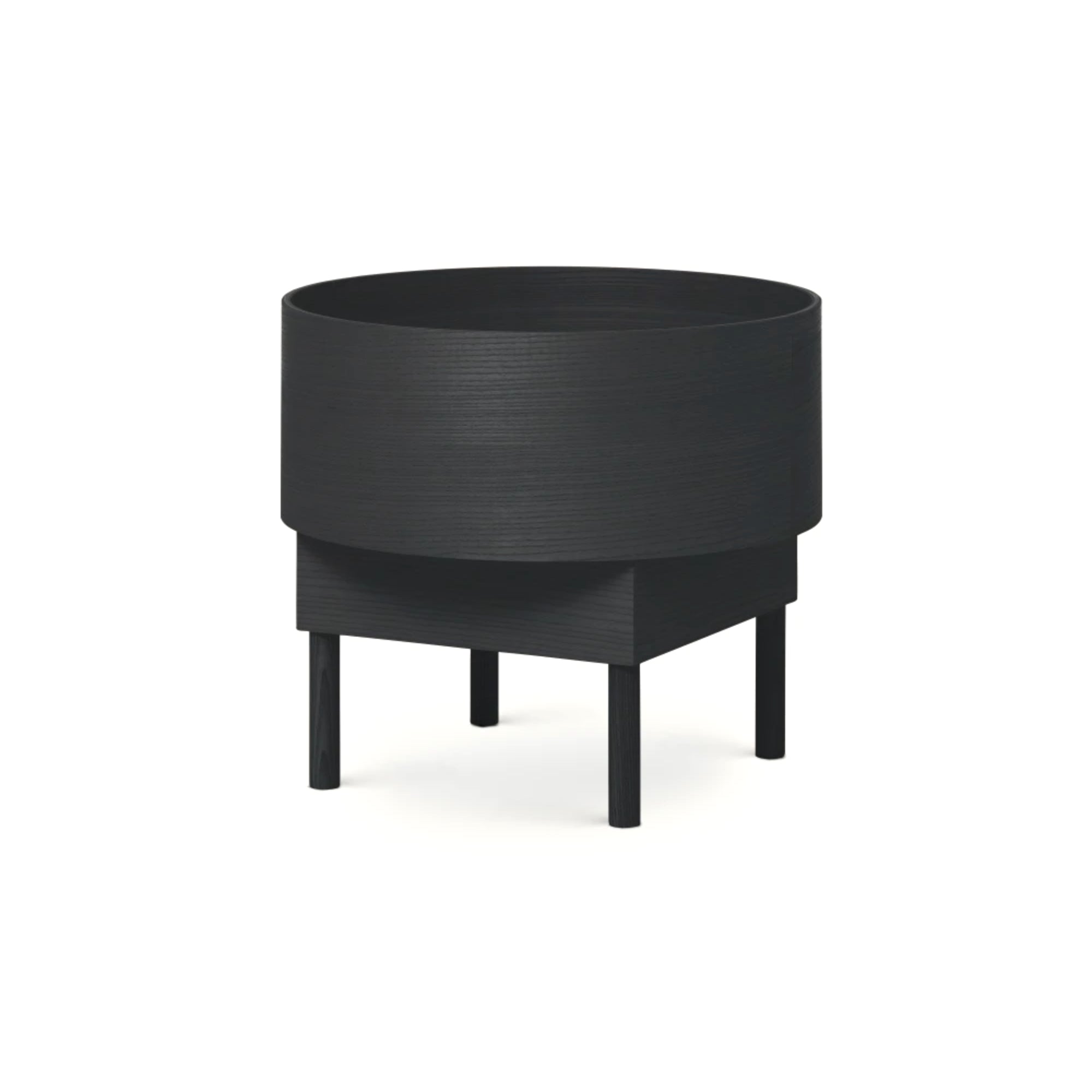 Bowl Small 40 Side Table - Black Stained Ash-1