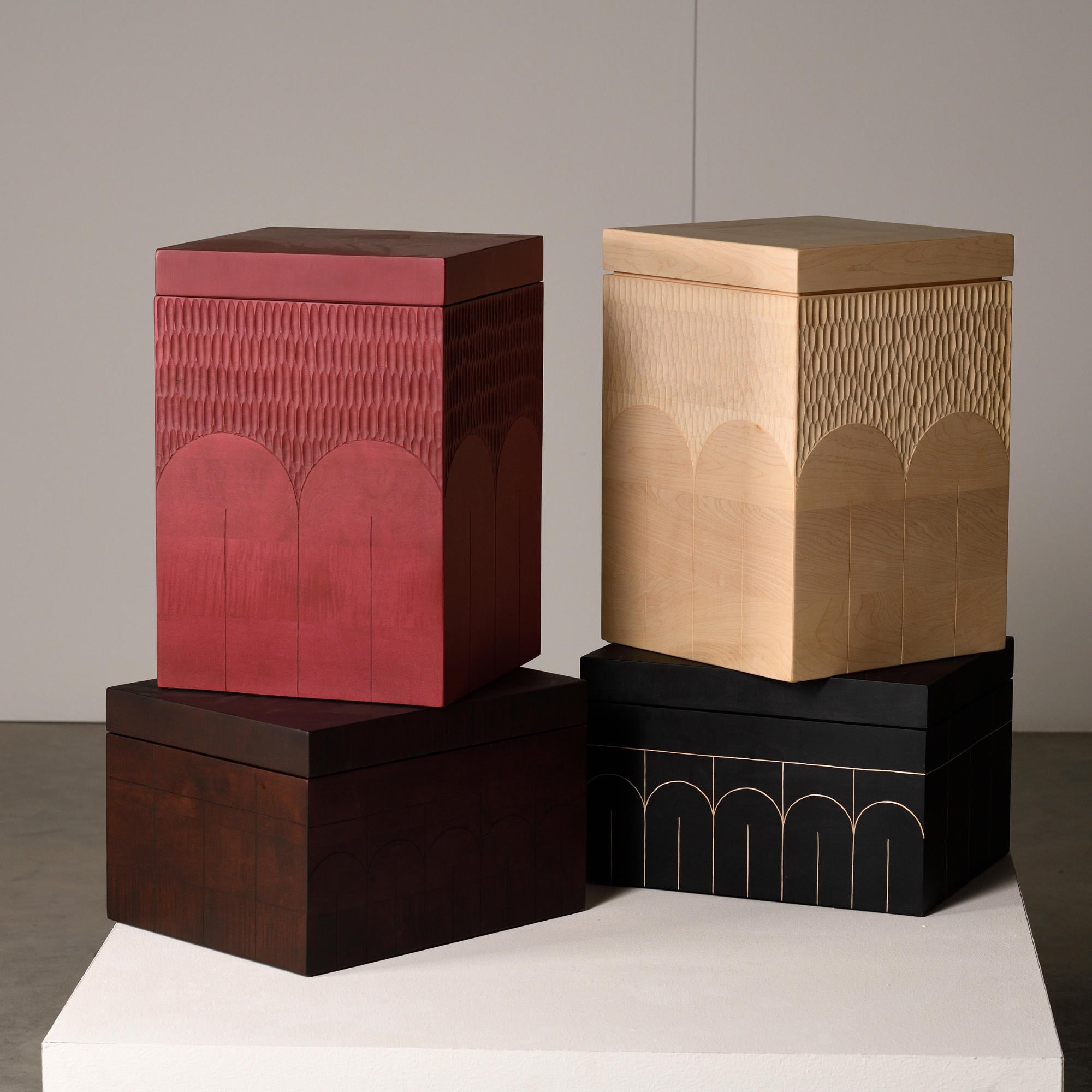 Branco Arches Box - Tall/Zanat Burgundy-2