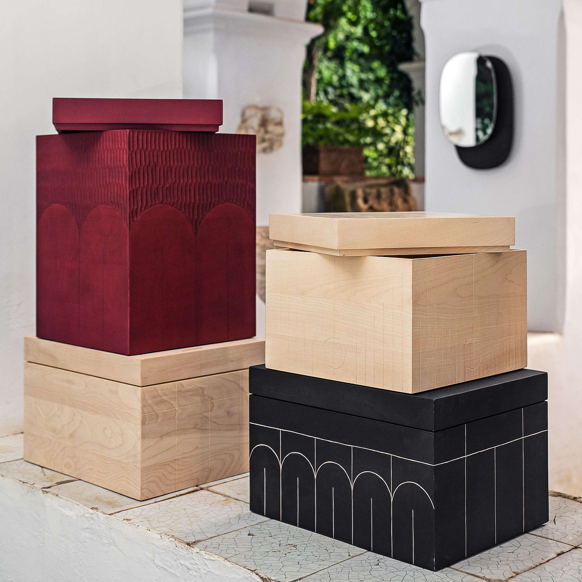 Branco Arches Box - Tall/Zanat Burgundy-3