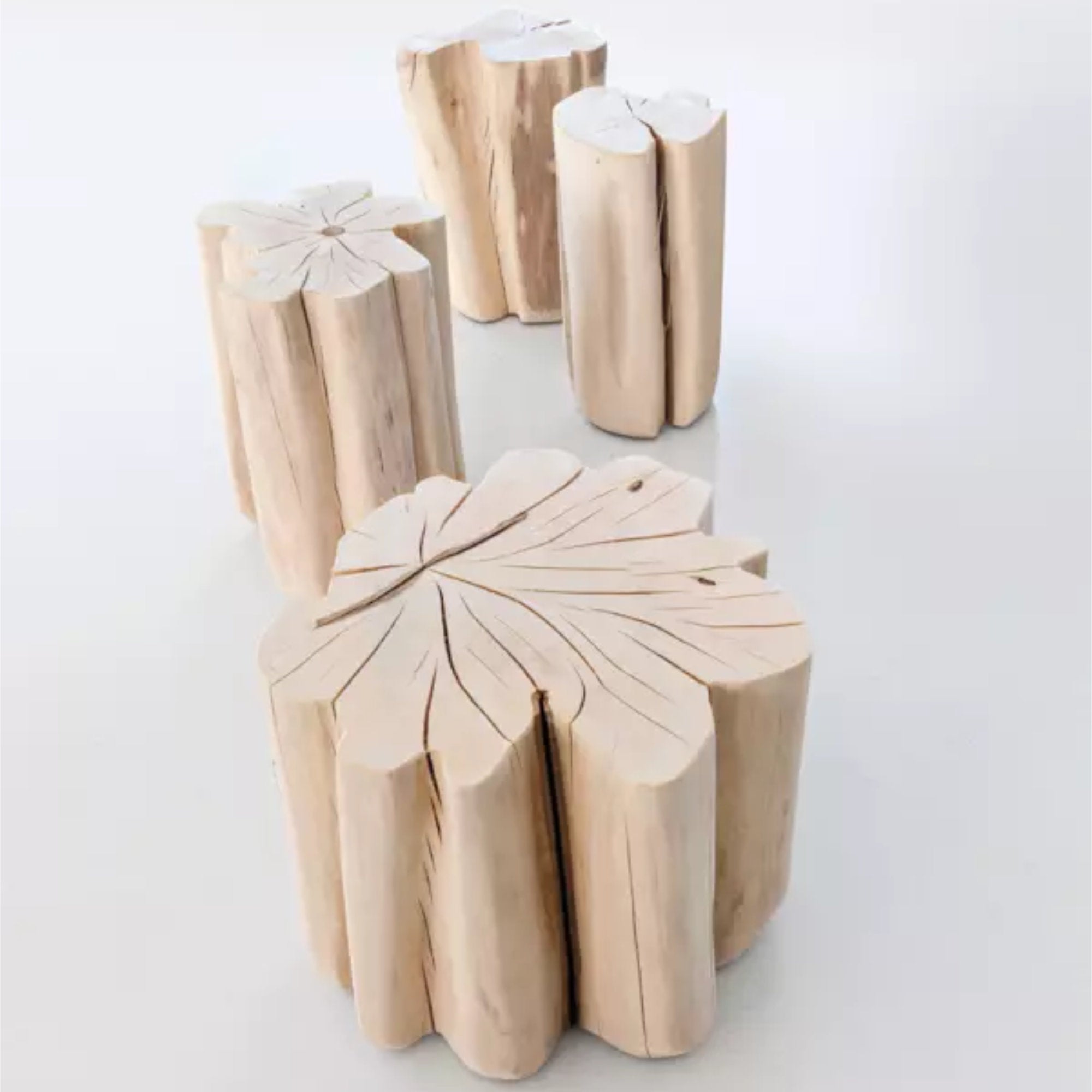 Brick S Side Table - Hornbeam Trunk-3