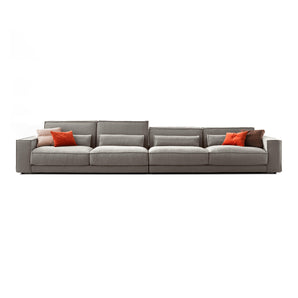 Buble Comfort 4 Seater Sofa - Fabric (Push 003 - Beige)