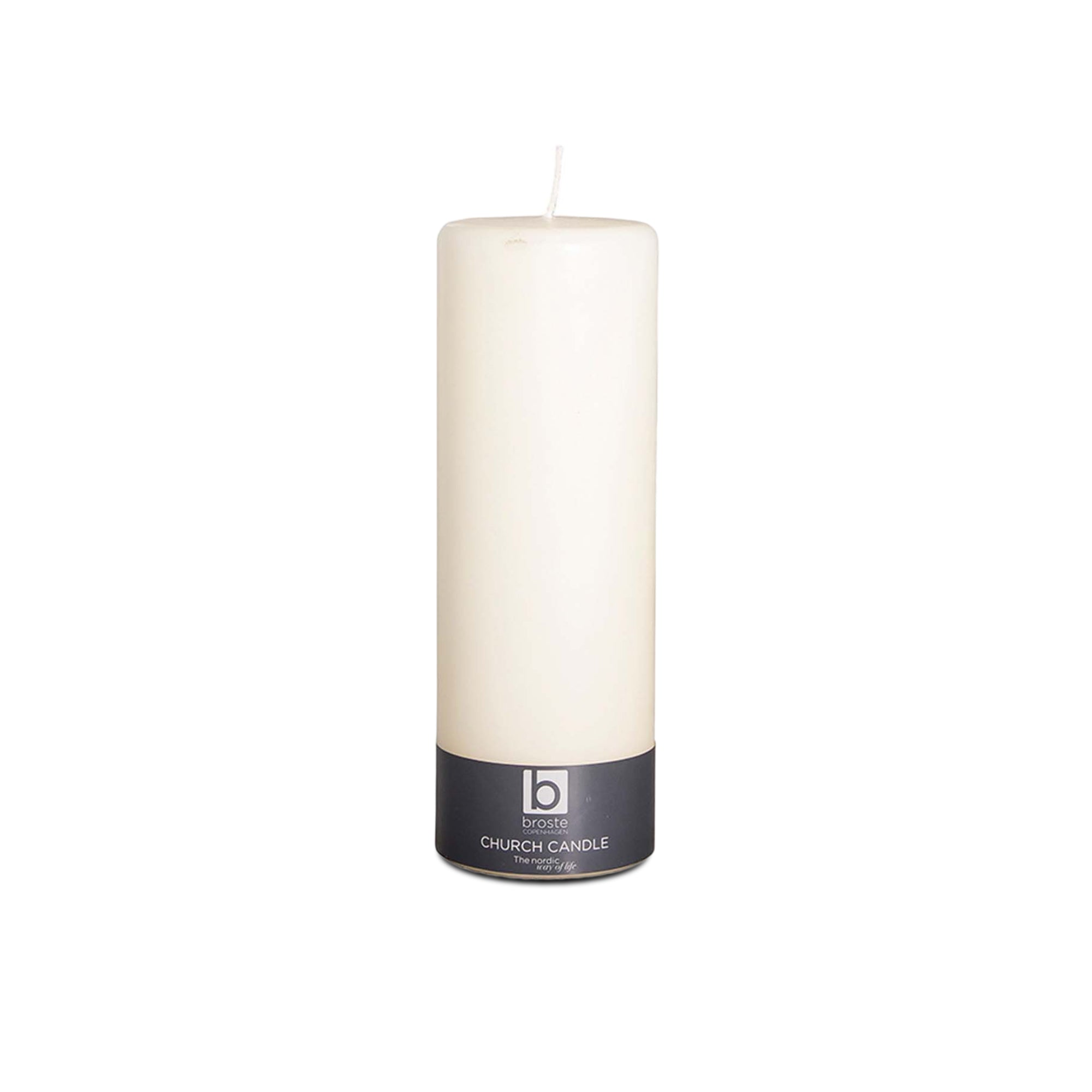 Church Unscented Candle - Pure White - Large (30cm)-1