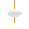 Clam 440 Pendant Lamp - Opal/Brass