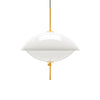 Clam 550 Pendant Lamp - Opal/Brass
