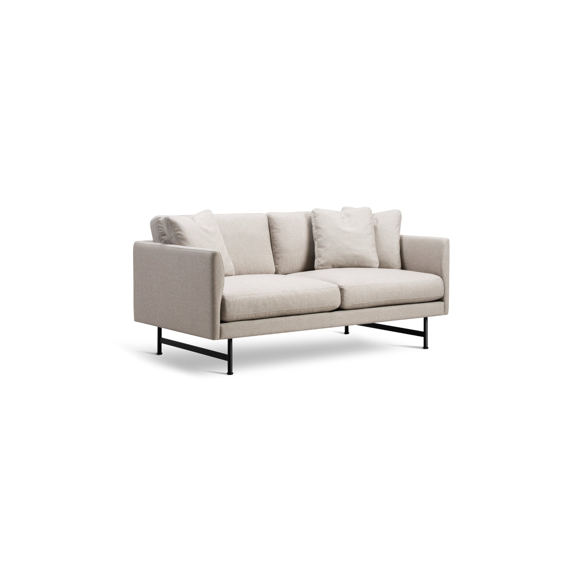 Calmo 5622 Sofa - Black/Fabric 3 (Sunniva 717)