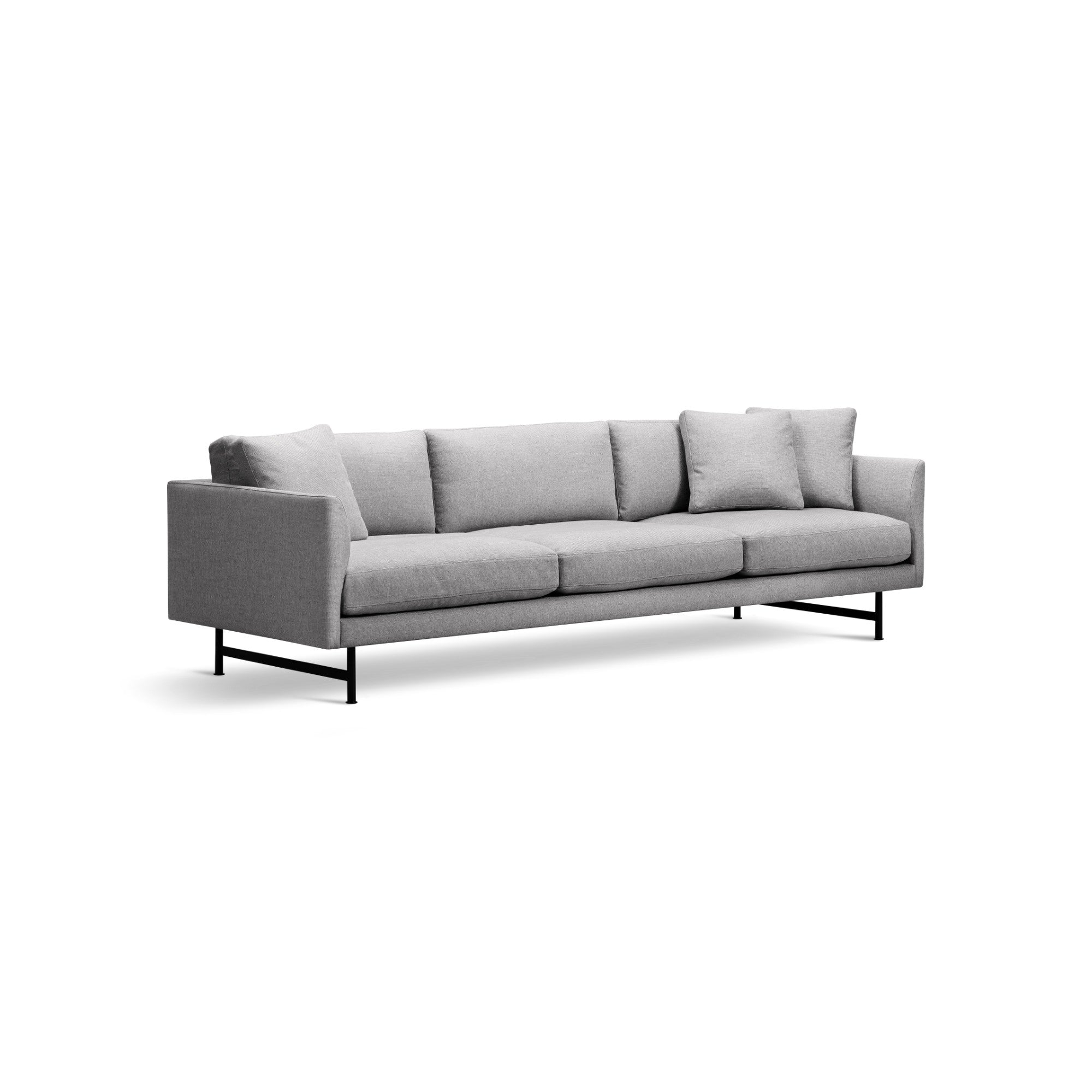 Calmo 5623 Sofa - Black/Fabric 3 (Sunniva 242)-1