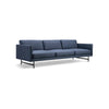 Calmo 5623 Sofa - Black/Fabric 2 (Sunniva 783)