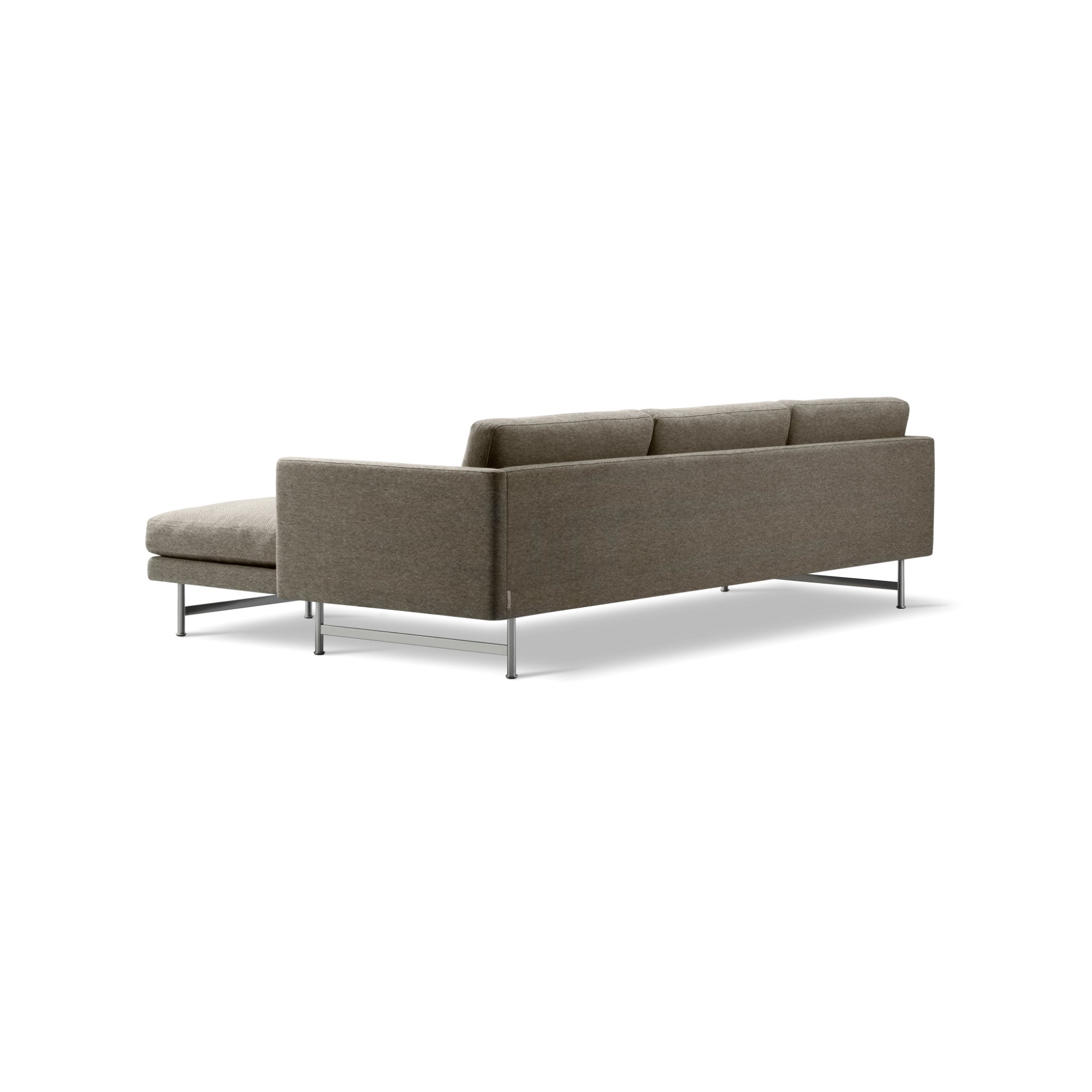 Calmo 5625 Sofa - Matt Chrome/Fabric 3 (Clay 13)-3