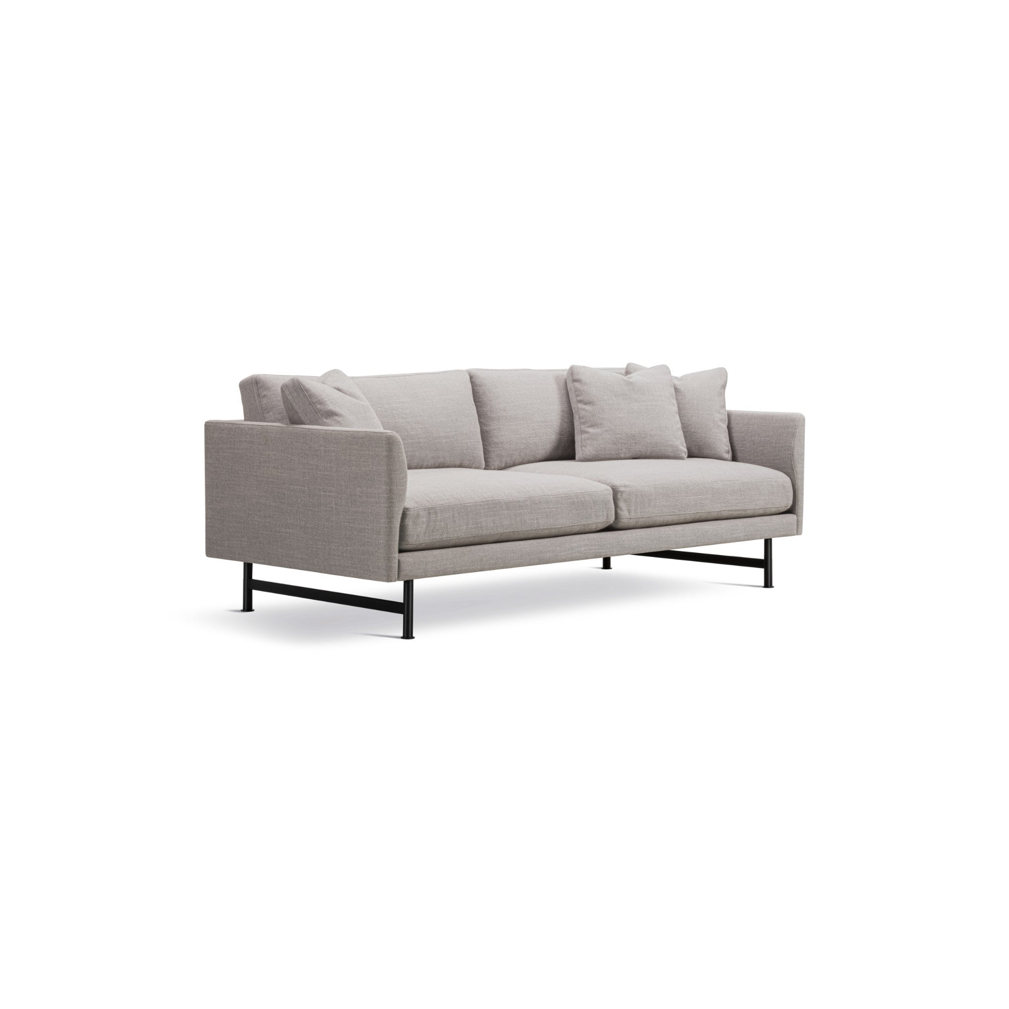 Calmo 5652 Sofa - Black/Fabric 3 (Sunniva 717)