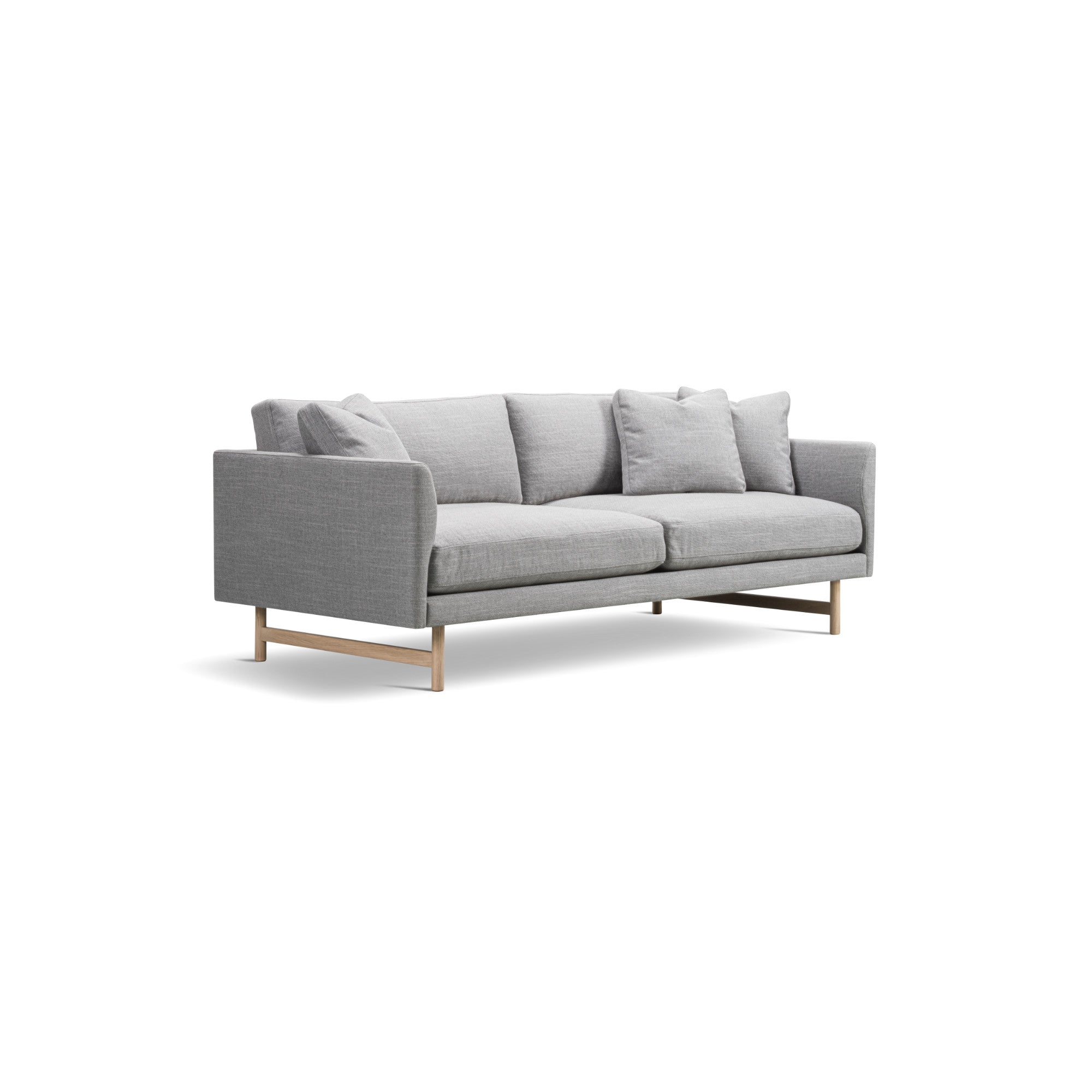 Calmo 5652 Sofa - Oak Lacquered/Fabric 3 (Sunniva 242)