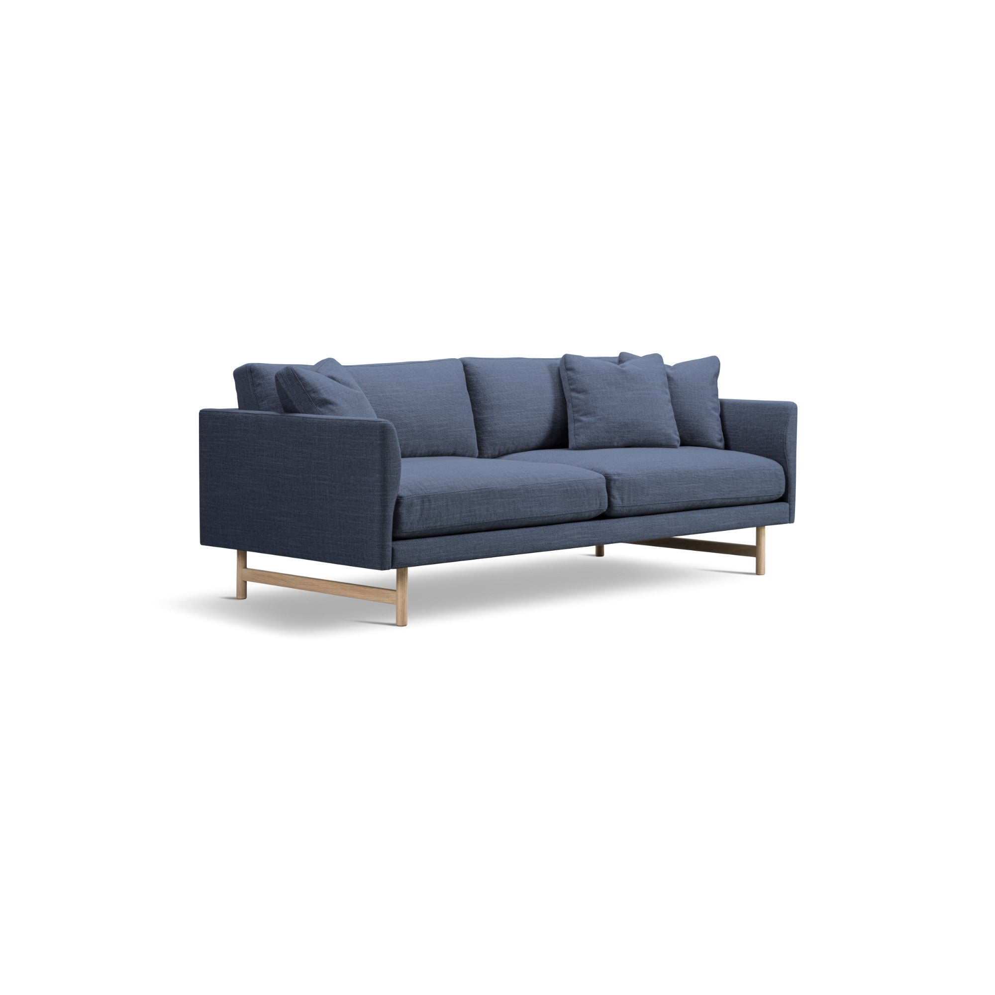 Calmo 5652 Sofa - Oak Lacquered/Fabric 3 (Sunniva 783)-1