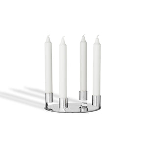 Annulus Candle Holder - Silver