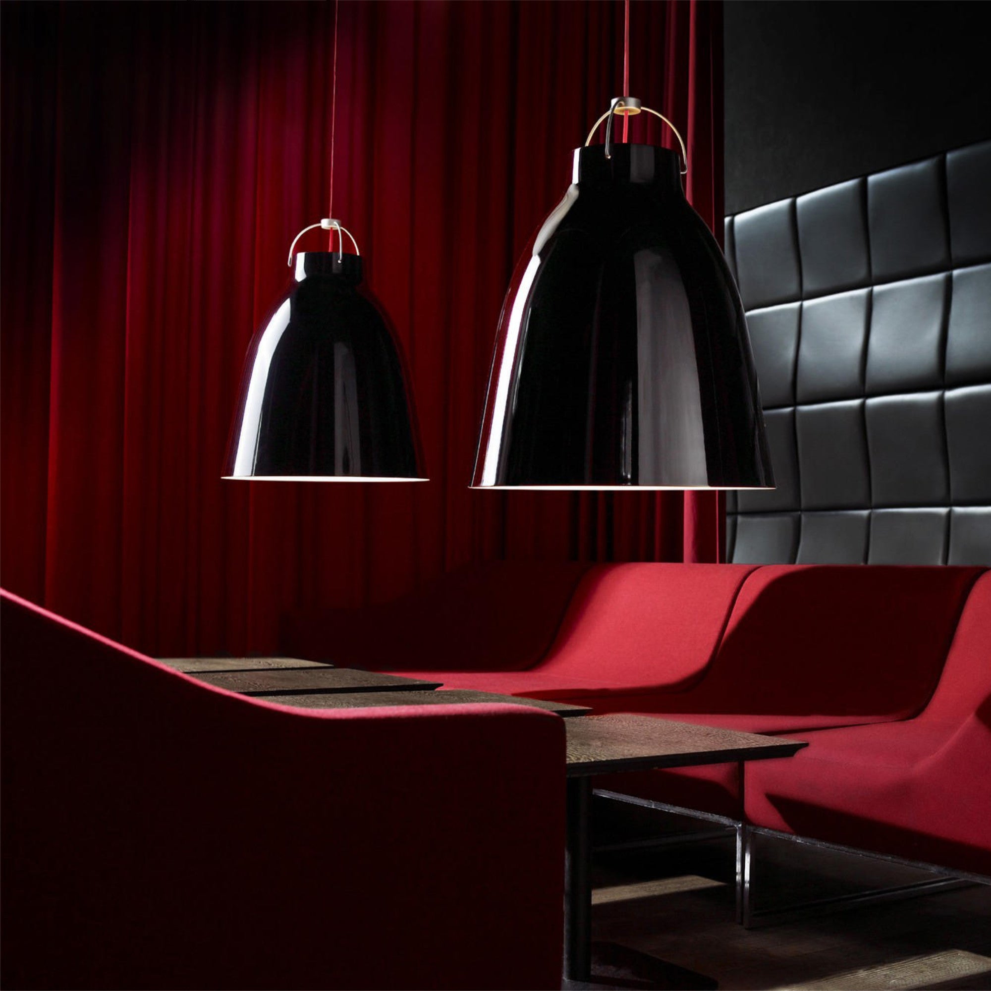 Caravaggio P3 Pendant Lamp - Black-2