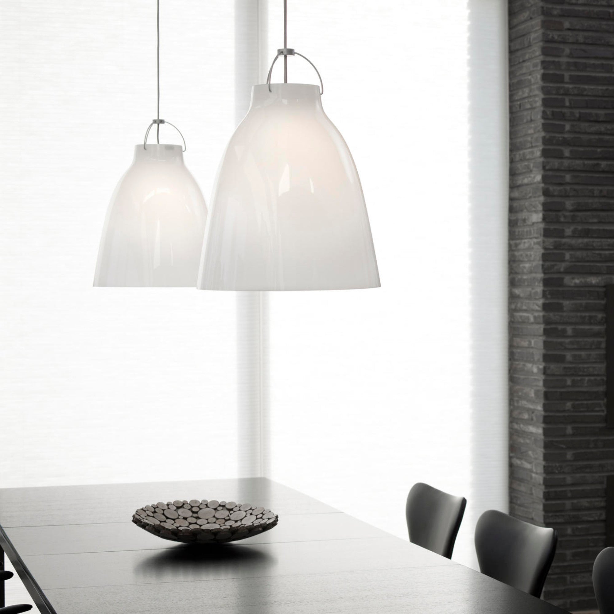 Caravaggio Opal P1 Pendant Lamp - Opal