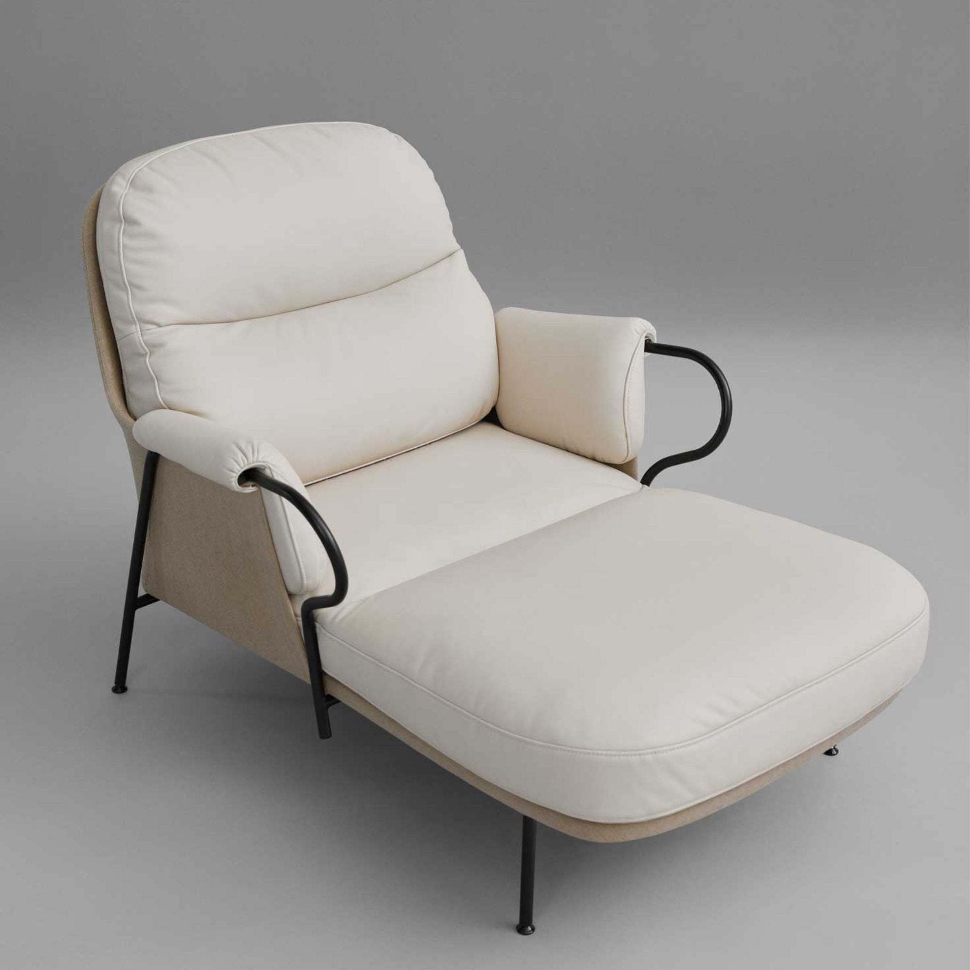 Lyra Chaise Longue - Leather Vintage 2 (Cognac)-5