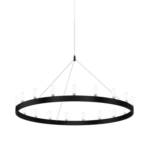 Chandelier Medium Pendant Lamp - Black/White