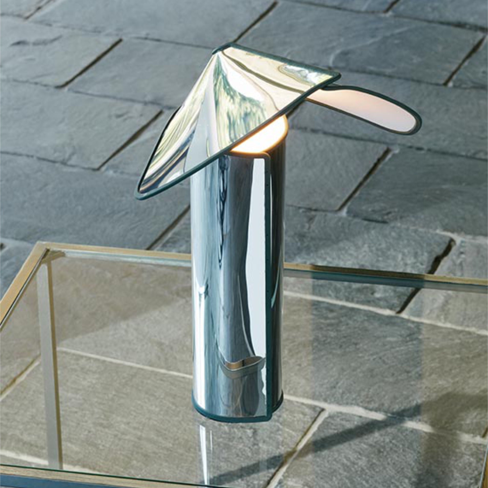 Chiara Table Lamp - Aluminum/Anthracite-3
