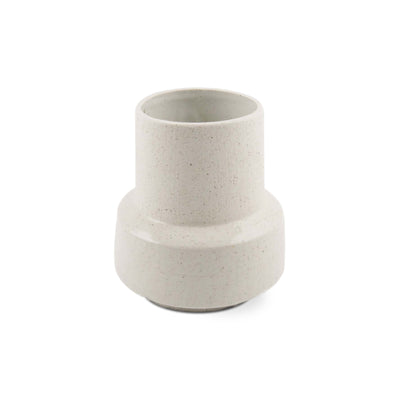 Chimney Vase - White - H20
