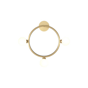 Circle Wall Lamp - Brass