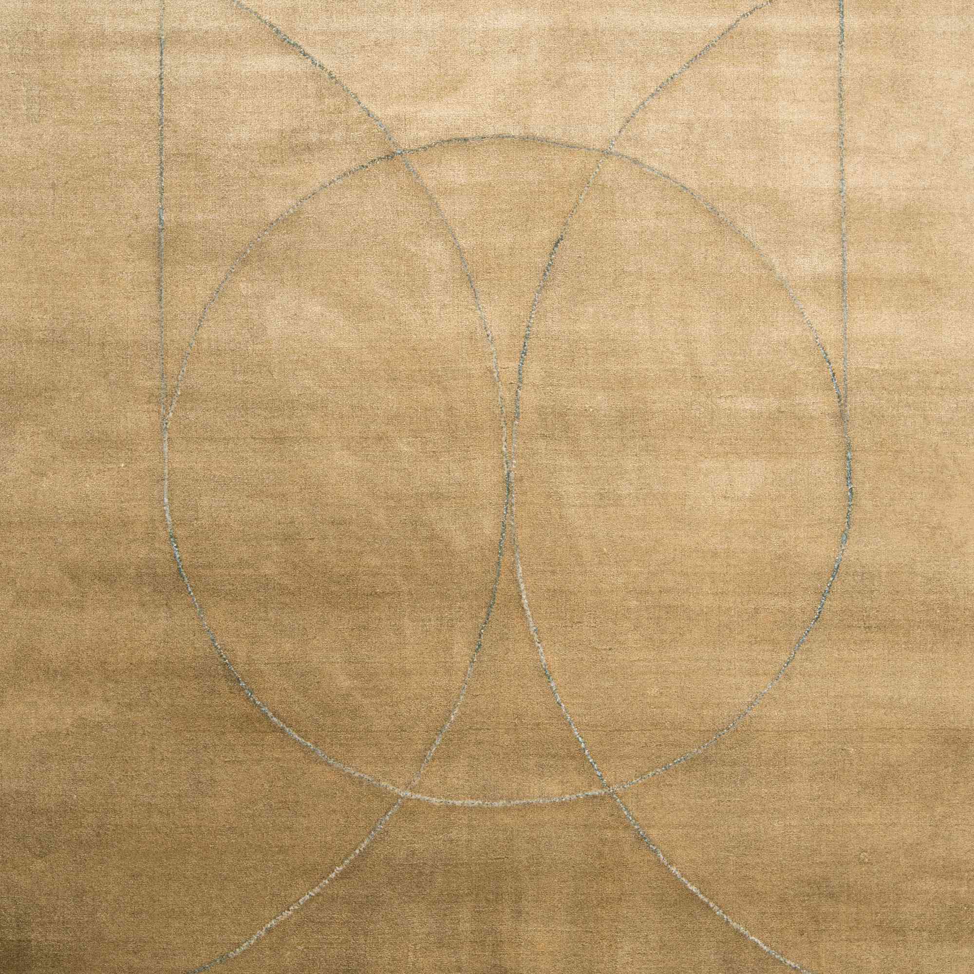 Circulus Rug - Ochre - 300x200-2