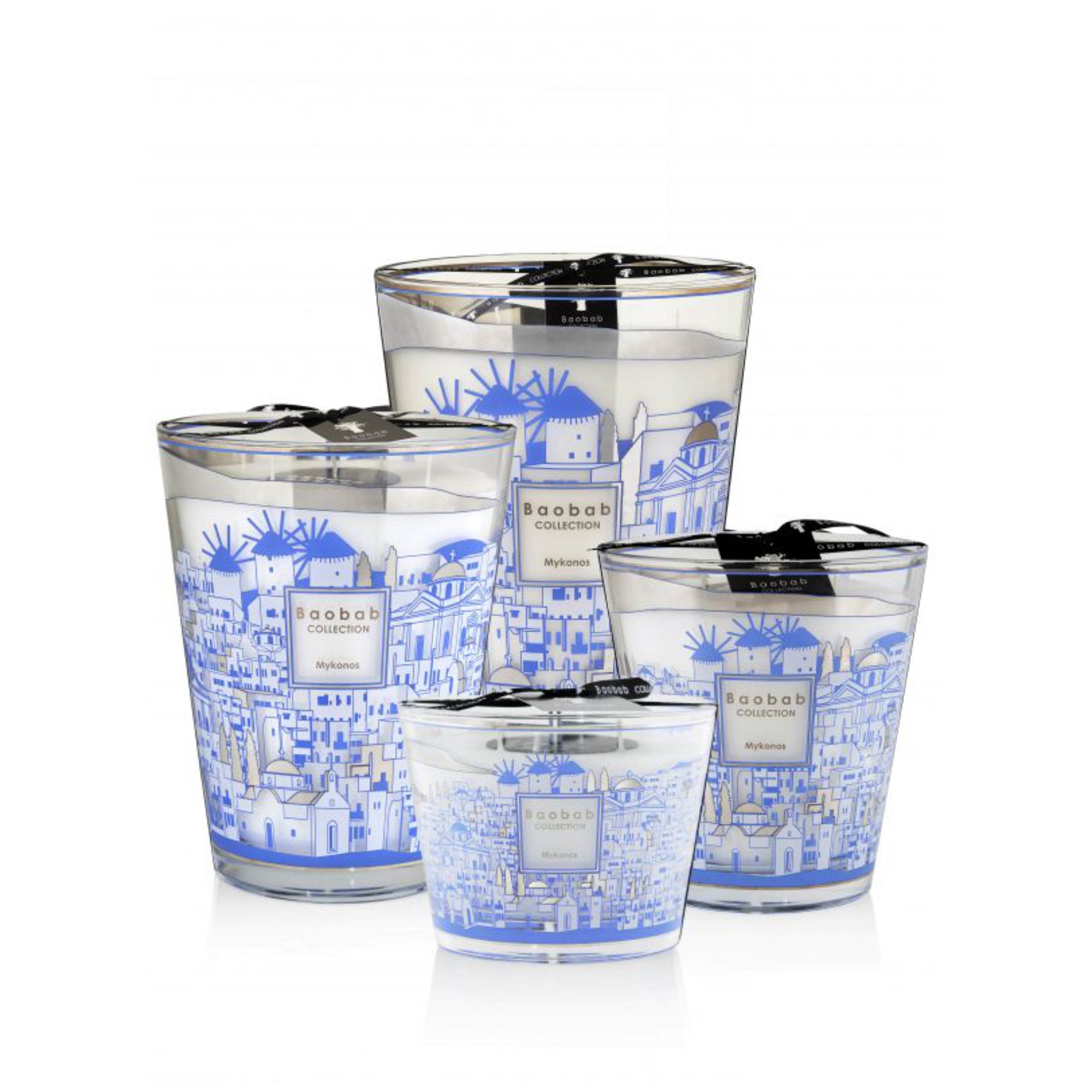 Cities Mykonos Scented Candle - 16cm-2