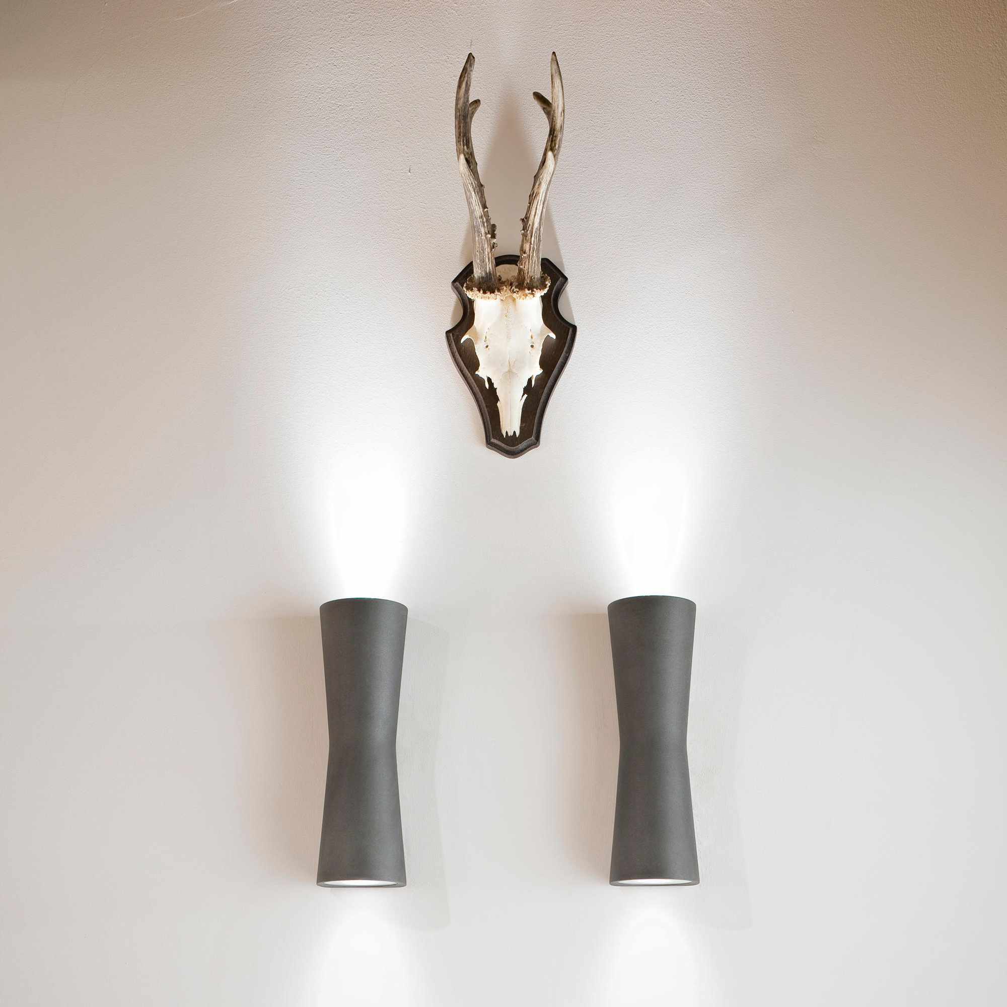 Clessidra 20°+20° Wall Lamp - Deep Brown