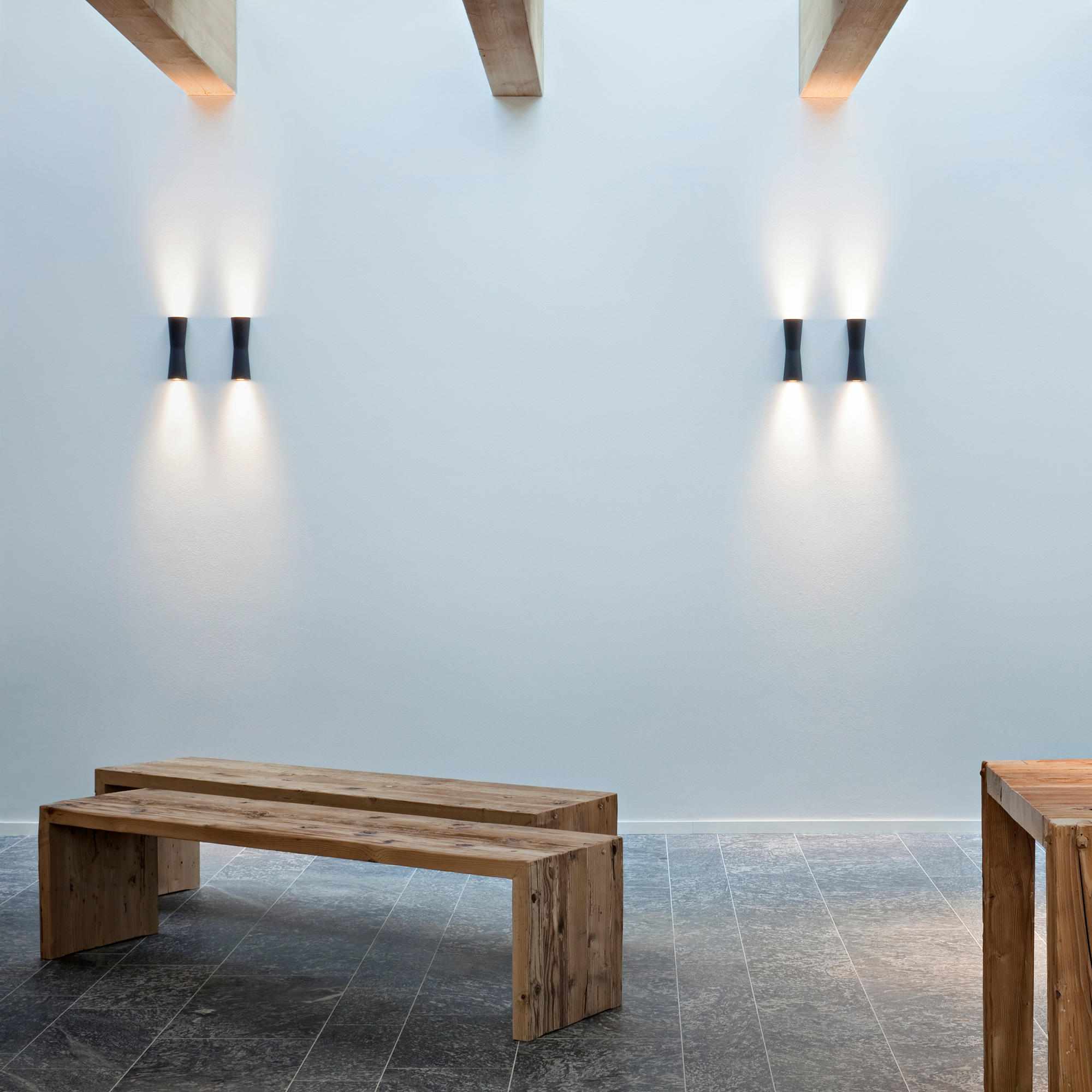 Clessidra 40°+40° Wall Lamp - Grey-10