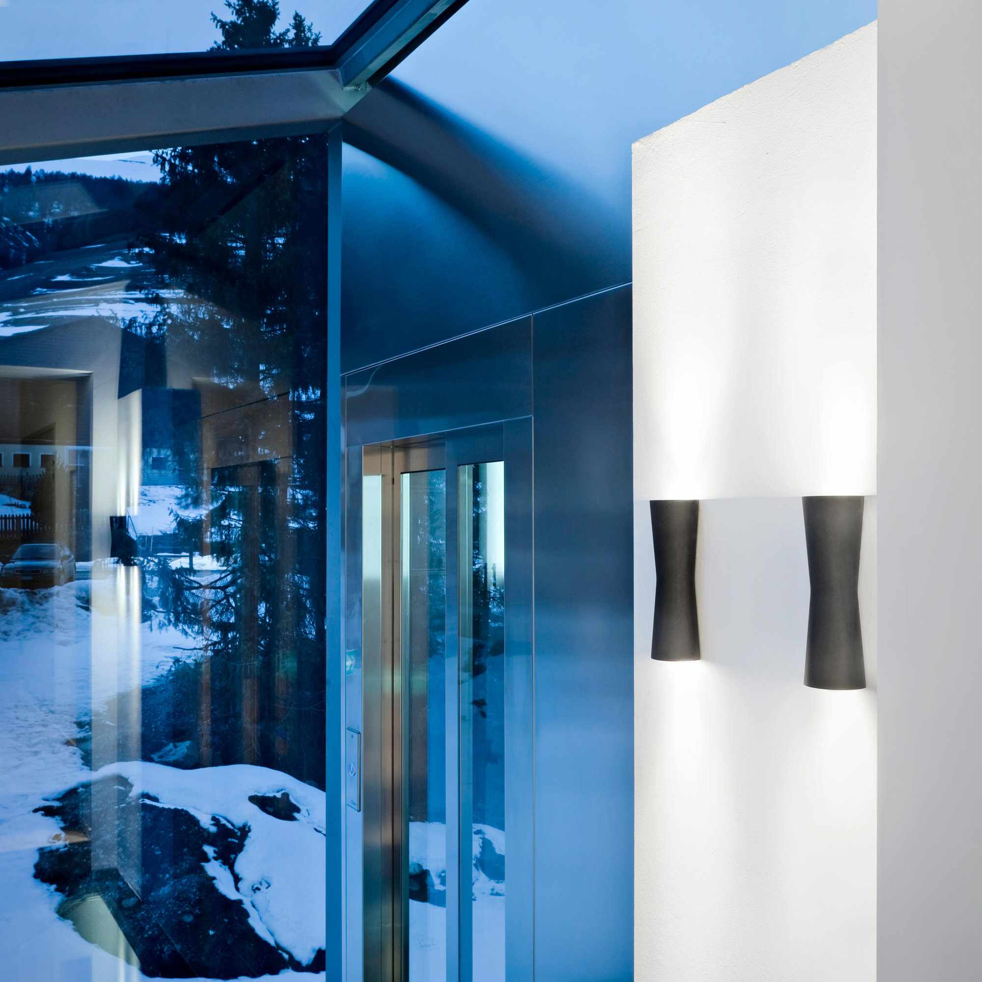 Clessidra 40°+40° Wall Lamp - Grey-5