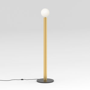 Column Globe Floor Lamp