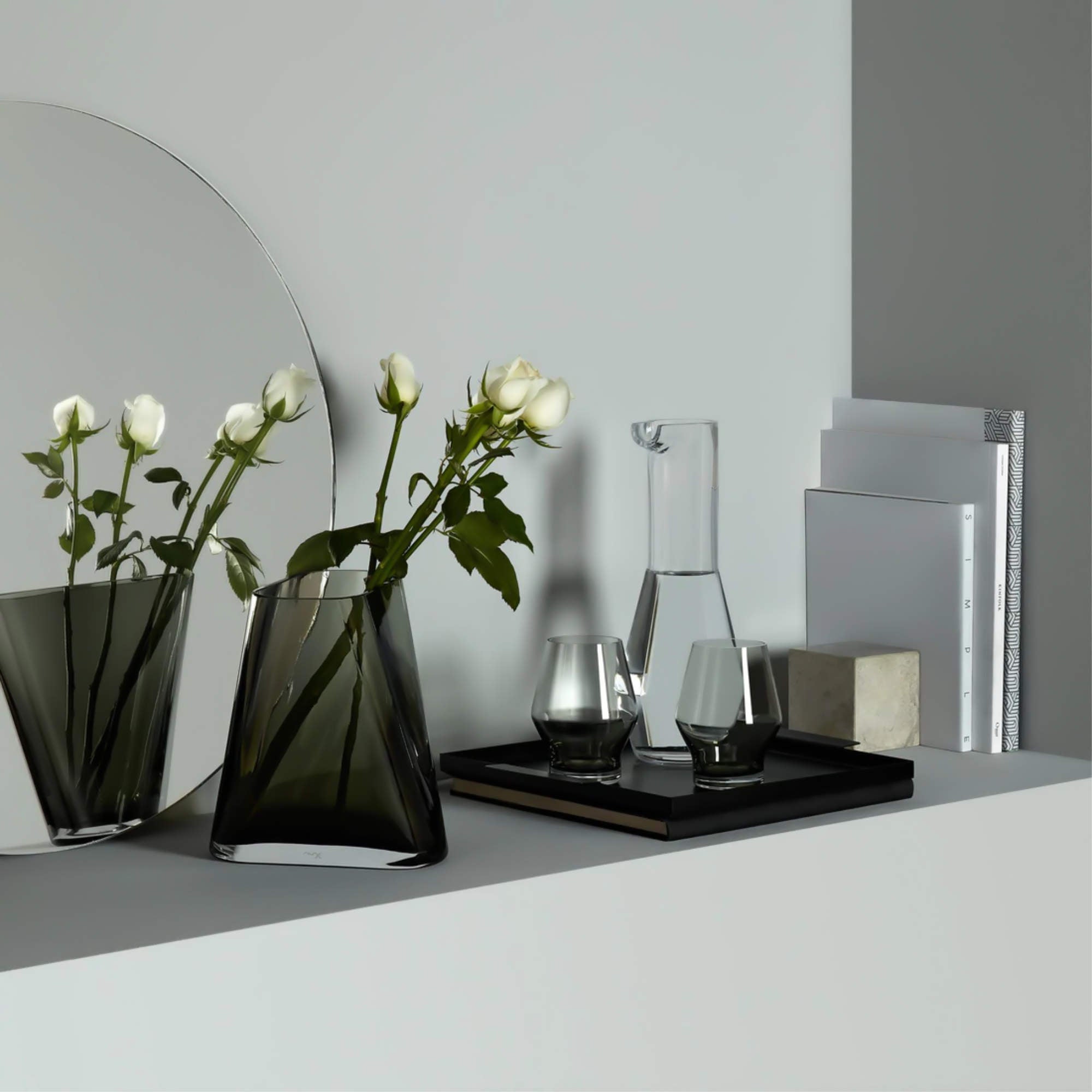 Beak Water Decanter - Clear-3