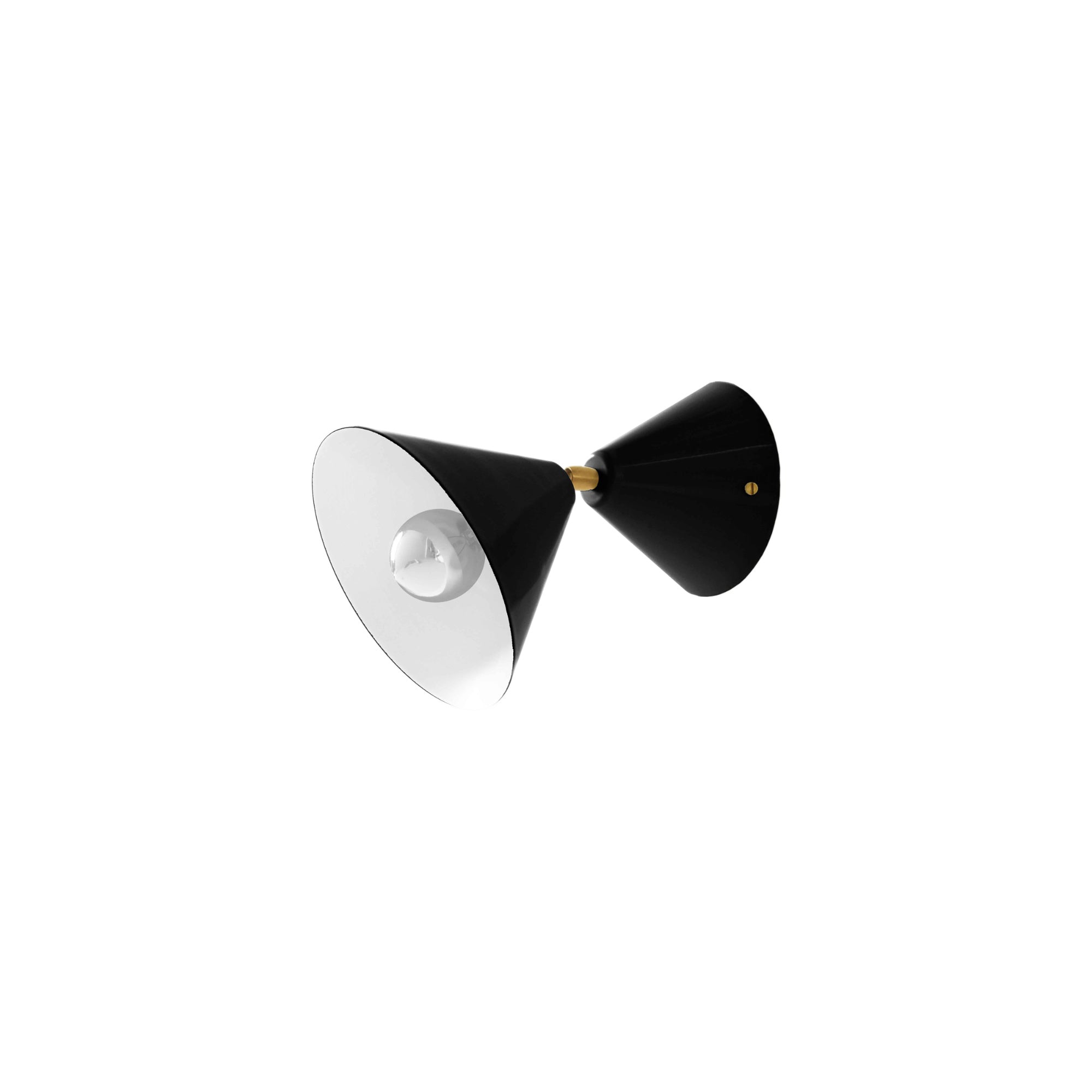 Cone Wall Lamp - Black/White