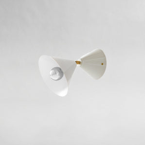 Cone Wall Lamp - White