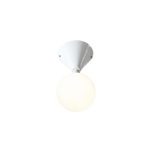 Cone and Sphere Wall Lamp - White