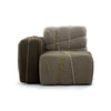 Contropakko Armchair - Fabric (Sand, Light Brown, Taupe)