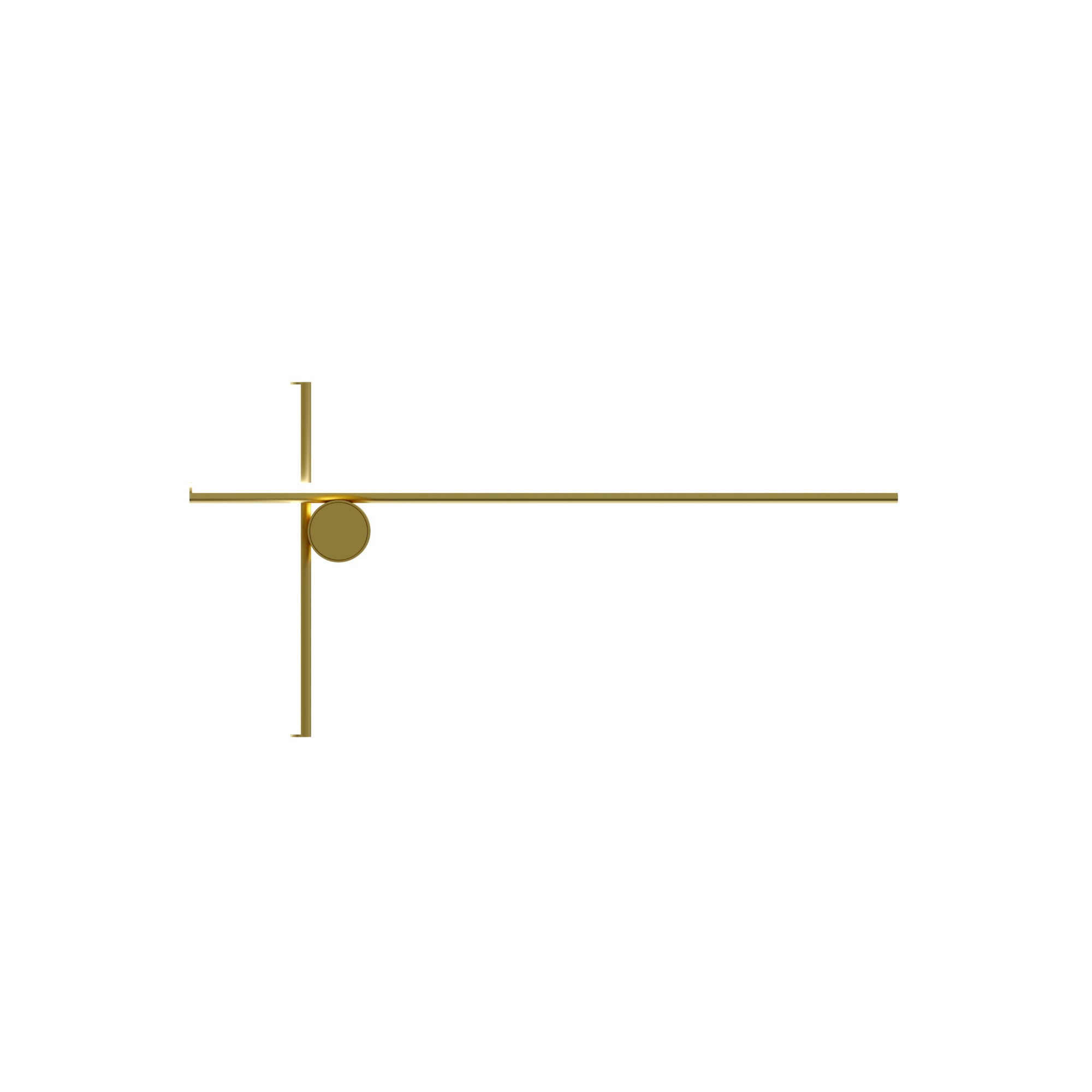 Coordinates 2 Wall Lamp - Anodized Champagne