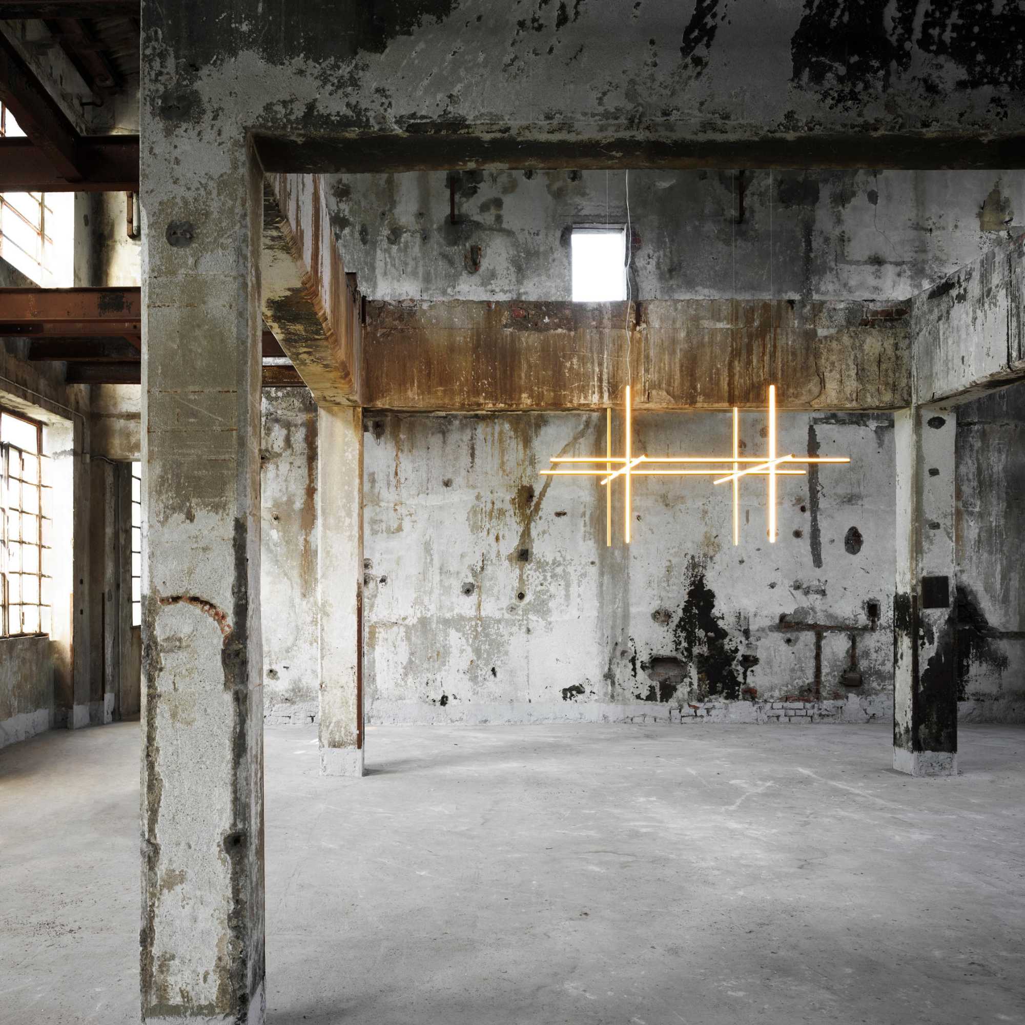 Coordinates Module Suspension Pendant Lamp - Anodized Champagne