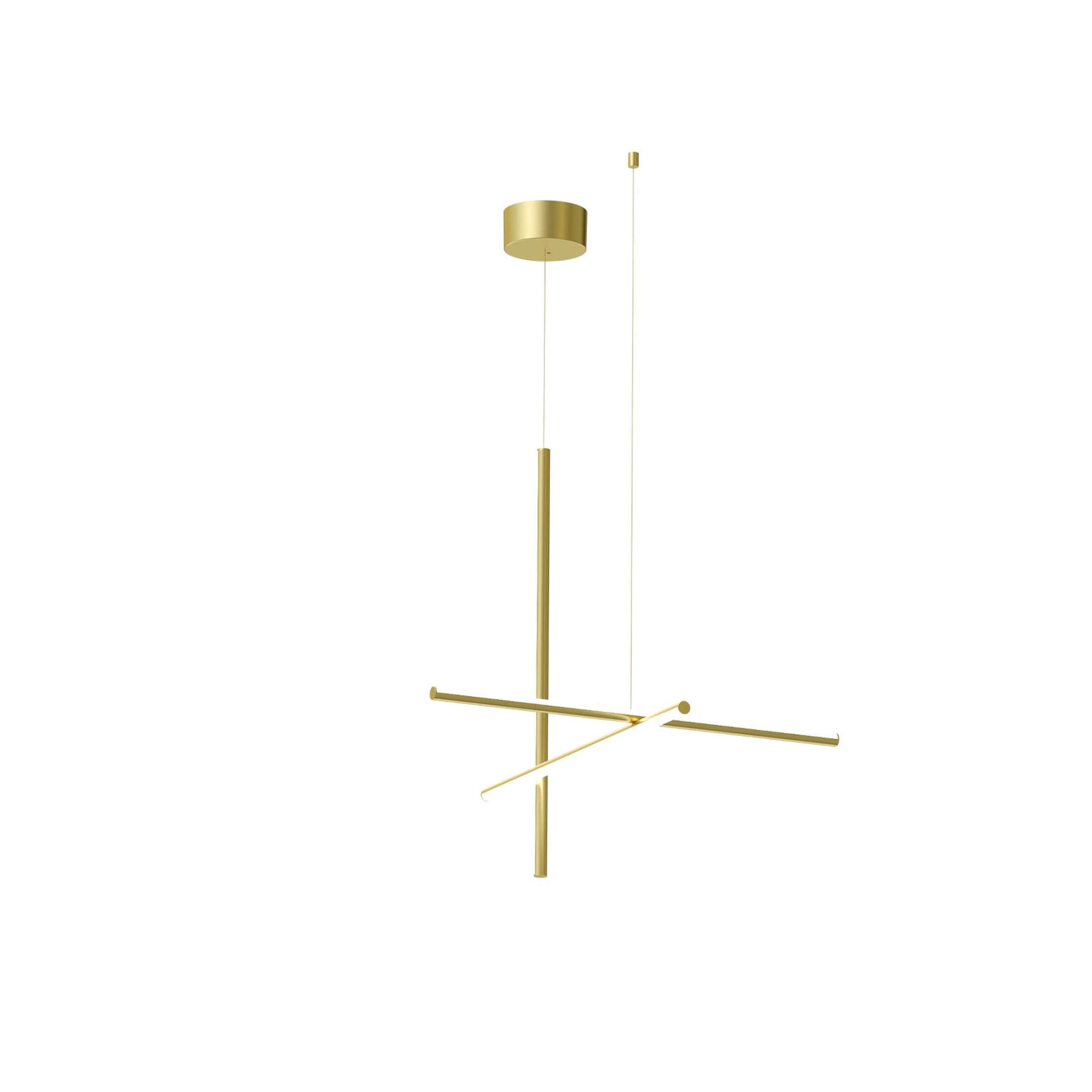 Coordinates Suspension 1 Pendant Lamp - Anodized Champagne-1