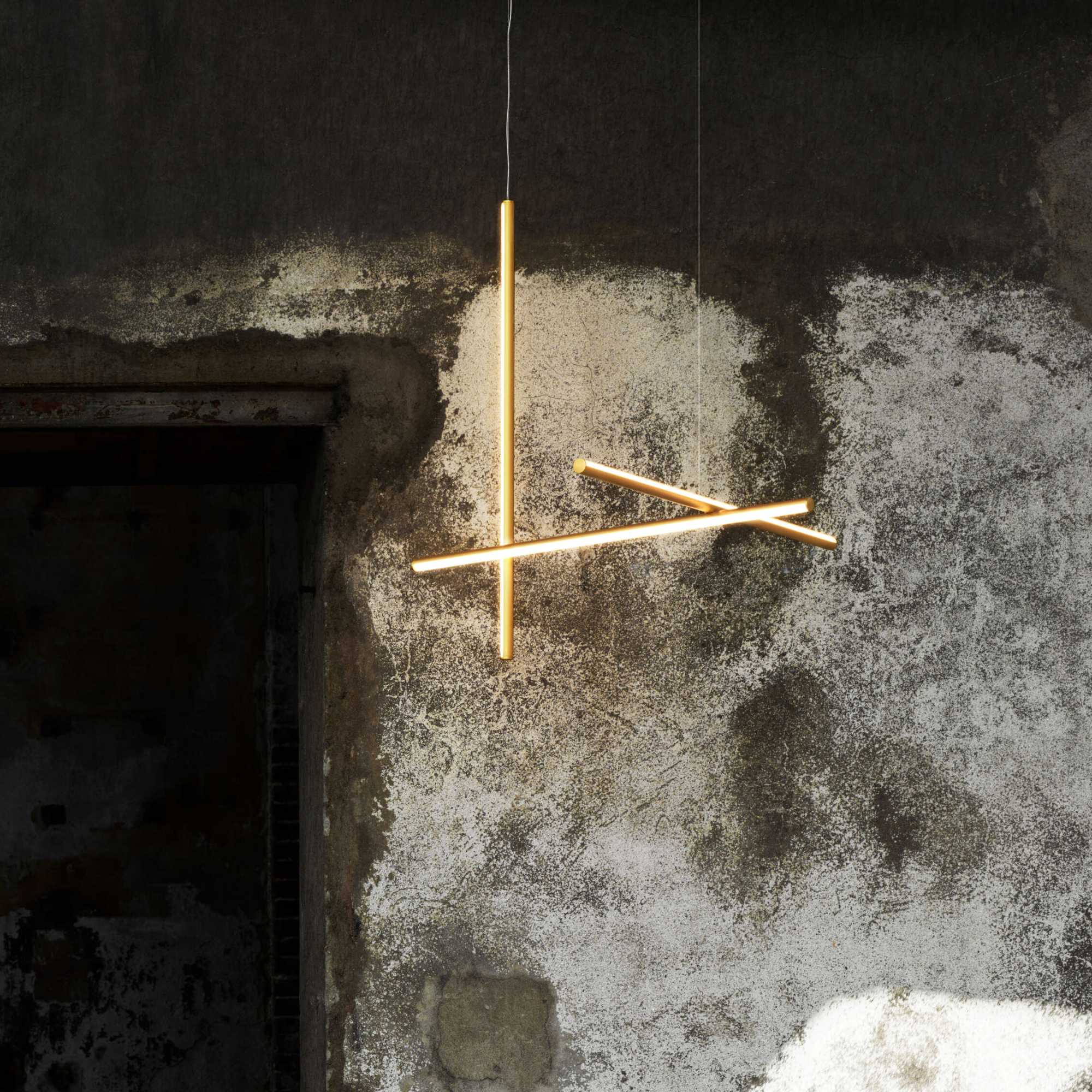 Coordinates Suspension 1 CL III Pendant Lamp - Anodized Champagne-3