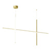 Coordinates Suspension 2 Ceiling Lamp - Champagne