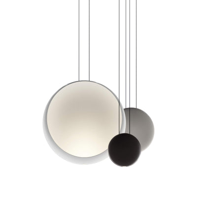 Cosmos 2511 Pedant Lamp - Off White/White/Chocolate