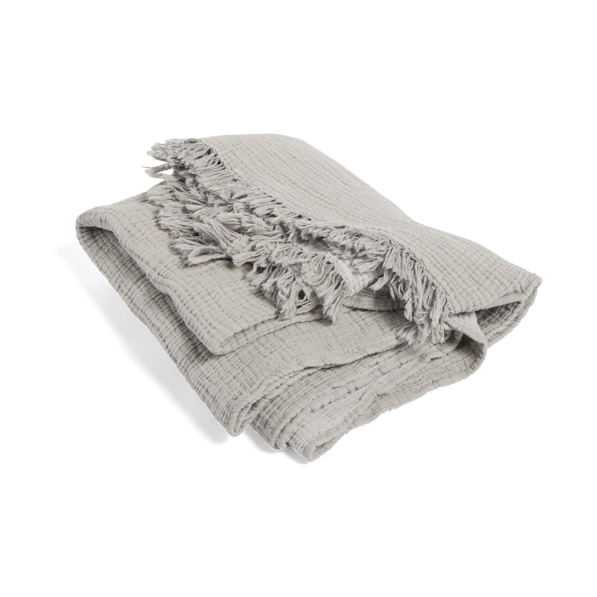 Crinkle Plaid - Grey