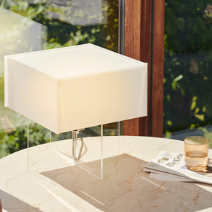 Cross-Plex T-300 Table Lamp - Opal/Clear