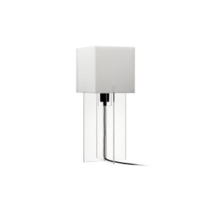 Cross-Plex T-500 Table Lamp - Opal/Clear